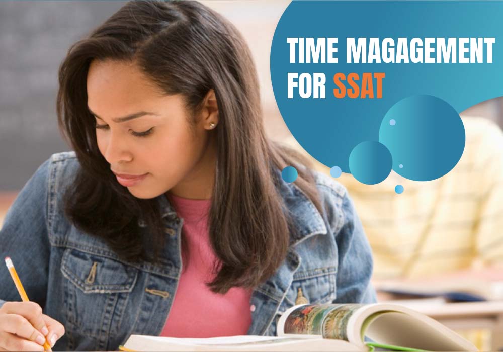 how to manage time on the SSAT test